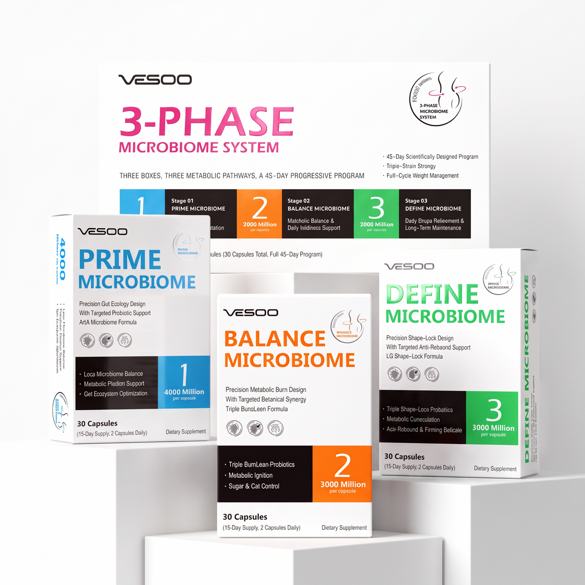 VESOO 3-Step Microbiome System